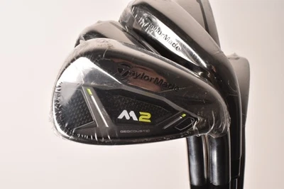 BRAND NEW TAYLORMADE M2 IRONS 5-PW 6 IRONS STIFF FLEX STEEL RIGHT HAND - Image 1 of 4