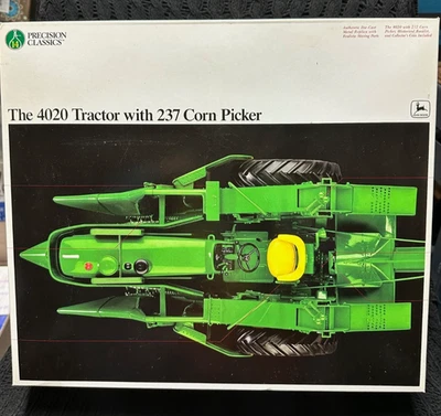 NEW Vintage Ertl Precision Classics John Deere 4020 Tractor 237 Corn Picker NIB - Image 1 of 4