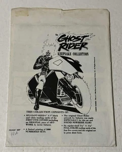 Ghost Rider #1 Keepsake Collection 1990, 111a -envelope, Sealed* - Picture 1 of 4
