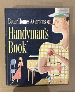 Vintage BETTER HOMES & GARDENS HANDYMAN'S BOOK 1957 5 Ring Binder 5th Printing - Picture 1 of 7
