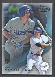 2016 Topps Gold Label Baseball Class 3 Blue #75 Corey Seager RC - Picture 1 of 2