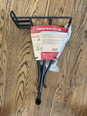 Blackburn EX-1 Rear Bike Rack Black Quick Release Aluminum - Image 1 of 4