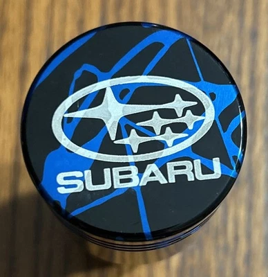 Perilla de cambio Billetworkz para Subaru WRX salpicaduras azules/negras - M12x1,25 Foto 1 de 2