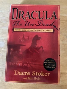 Dracula : The Un-Dead by Ian Holt and Dacre Stoker, Hardcover, 1st ed., VG - Picture 1 of 5
