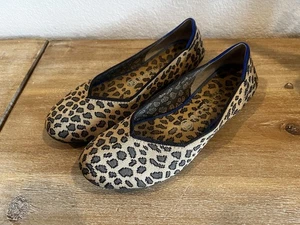 Rothy’s Cheetah Leopard the flat slip-on loafers size 9 - Picture 1 of 3
