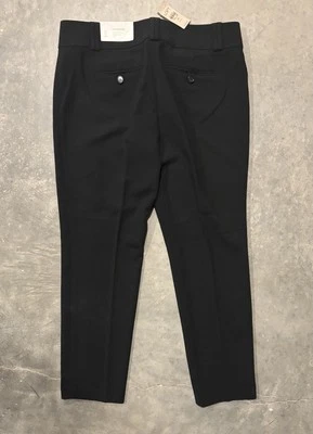 LOFT Marisa Black Straight Dress Pants Petite 10 Stretch Career Trousers NWT - Image 1 of 4