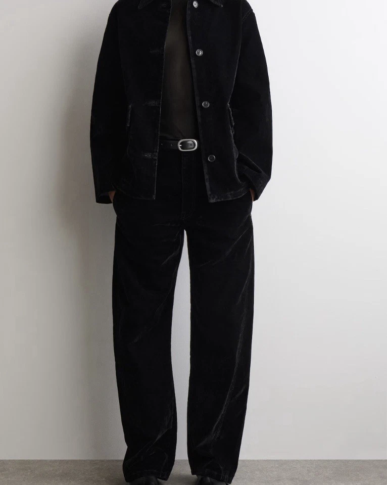 COS Women's Flocked Denim Trousers Size 8 EU 36 - Image 1 of 4