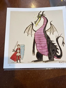 Scott C. - Disney's Sleeping Beauty - The Prince and the Dragon - Art Print - Bild 1 von 3