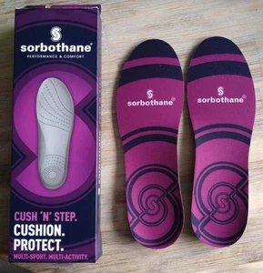 SORBOTHANE CUSH N STEP PLANTILLAS AMORTIGUADAS AMORTIGUADAS PLANTILLAS ZAPATOS Talla 8 - Imagen 1 de 4