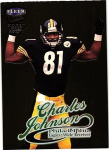 CHARLES JOHNSON 1999 FLEER ULTRA GOLD MEDALLION #196 EAGLES SP - Picture 1 of 2