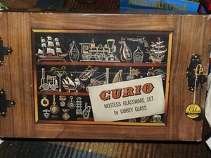 Vintage Curio Hostess Glassware set by Libby Glass, In Original Box - Picture 1 of 9