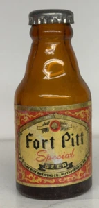 Botella de cerveza Fort Pitt de colección salero o pimentero - Imagen 1 de 4