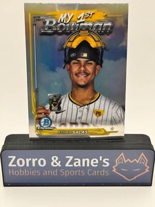 Ethan Salas 2024 Bowman Chrome My 1st Bowman #M1B-24 San Diego PADRES - Picture 1 of 2