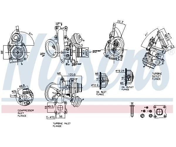 LADER AUFLADUNG FÜR FIESTA VII (HJ HF) FOCUS IV (HN) - NISSENS 93524