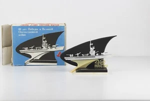 NUEVO Escritorio de recuerdo de mesa soviético vintage recuerdo "Gloria a los marineros soviéticos" - Imagen 1 de 8