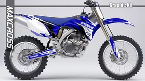 YAMAHA WR250F WR450F YZ250F YZ450F 2006 2007 2008 2009 MAXCROSS GRAPHICS KIT ST2 - Picture 1 of 2