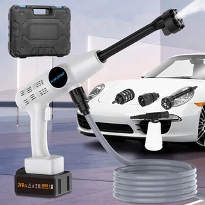 Cordless Electric High Pressure Water Spray Car Gun Portable Washer Cleaner B2Y7 - Picture 1 of 12