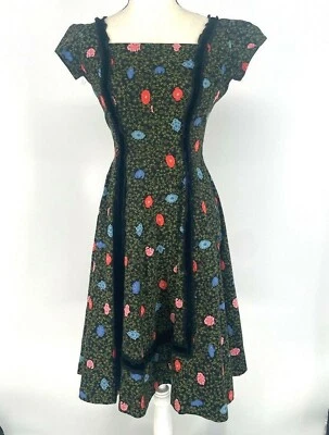 Vintage 50s a Jerry Gilden Spectator dress full skirt size Small 4-6 pinup style - Image 1 of 4