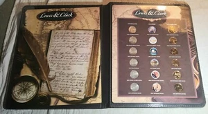 UNITED STATES COMMEMORATIVE GALLERY LEWIS & CLARK COLLECTION 18 COIN NICKEL SET - Picture 1 of 8