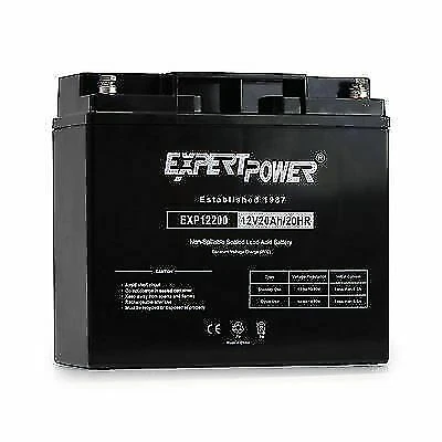 ExpertPower EXP12200 12 Volt 20Ah Rechargeable Battery
