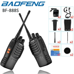 Walkie Talkie Baofeng BF-888S 16 Kanäle Funkgeräte Handfunkgerät Sprachansage - Zdjęcie 1 z 16