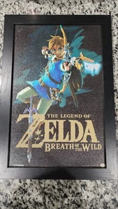 The Legend of Zelda: Breath of the Wild linsenförmige 3D-Wandkunst auf Rahmen Nintendo - Bild 1 von 3