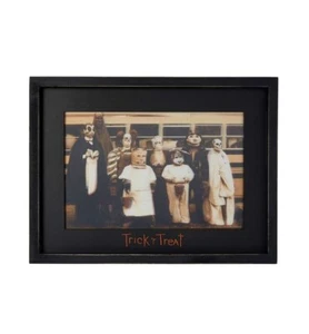 New Trick 'r Treat Movie Halloween School Bus Massacre Decorative Framed Picture - Picture 1 of 3