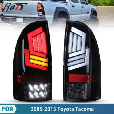 For 2005-2015 Toyota Tacoma LED Tail Lights Brake Turn Signal Lamps Left+ Right - Image 1 of 4