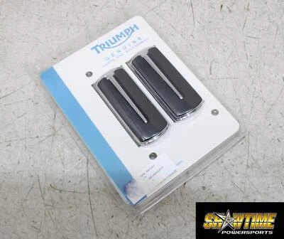 08-20 TRIUMPH AMERICA REPOSAPIÉS DELANTEROS CARRETERA CLAVIJAS JUEGO PELDAÑOS PAR Foto 1 de 4