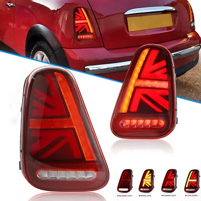 适用于 2002 - 2006 Mini Cooper R50 R52 R53 红色 LED 顺序后灯尾灯 — 第 1/4 张图片