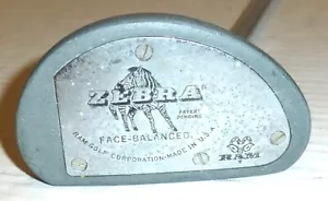 RAM Zebra Face Albero Acciaio Bilanciato Mallet Putter 34,5" Sinistro LEGGERE BENE - Foto 1 di 9