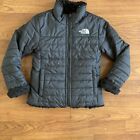 The North Face Jacket Girls XS Reversible Outdoor Black Mossbud