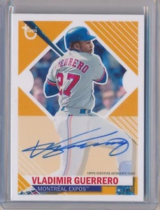 2021 Topps Brooklyn Kollektion Vladimir Guerrero #BKA-VG Auto HOF - Bild 1 von 2