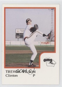 1986 ProCards Clinton Giants Trevor Wilson