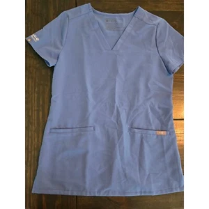 FIGS Casma Technical Scrub Top V-Neck Short Sleeve Medical Apparel Workwear XXS - Picture 1 of 4