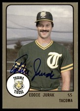 1988 ProCards IP Signed Auto Eddie Jurak Tacoma Tigers #615