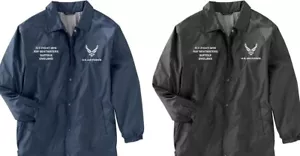 RAF BENTWATERS* SUFFOLK-ENGLAND *EMBROIDERED JACKET*OFFICIALLY LICENSED - Picture 1 of 5