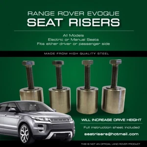 Range Rover Evoque Seat Risers - ALL MODELS - Picture 1 of 4