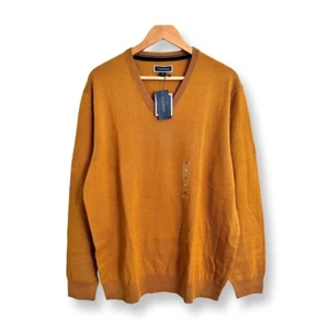 Club Room Men's Merino Wool Long Sleeve V-Neck Pullover Sweater. Size XL - Picture 1 of 11