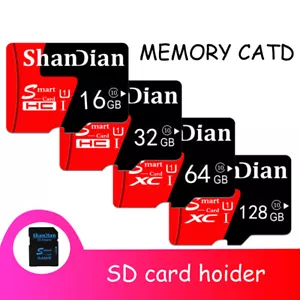 128GB 256GB 1TB Micro SD Card Memory Card TF Card with Free Adapter High Speed - Picture 1 of 18