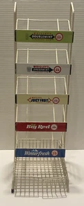 Wrigley's Gum Publicidad Tienda Exhibición Metal Estante 20 3/4" 8 5/8”x6.5” De Colección - Imagen 1 de 24