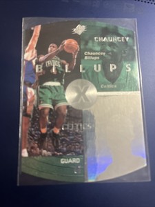 CHAUNCEY BILLUPS UD SPX ROOKIE SKY PLATINUM BLUE DIE CUT RC CELTICS 1997-98
