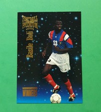 BASILE BOLI N°W08 FRANCE PANINI FOOTBALL CARDS PREMIUM 1995 COLLECTION 