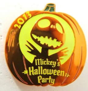 Disney Pin Mickey’s Halloween Party 2013 Pumpkin Jack Skellington LE 1000 #98525 - Picture 1 of 2