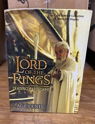 LOTR TCG CCG Ages End Limited Collection Display 6 40-card Decks FOIL Sealed - Image 1 of 4