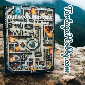 Dungeon Masters Coloring Book. 100+ Pages. - Picture 1 of 7