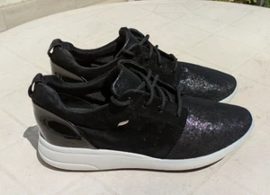 GEOX Respira Y4112 Sneakers Donna , Nero , Taglia EUR 38 , UK 5 , US 8 - Imagen 1 de 16