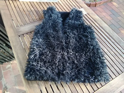 H&M superweiche warme Teddy Weste Jacke schwarz Kunstfell Innenfutter S 36/38 - Bild 1 von 4