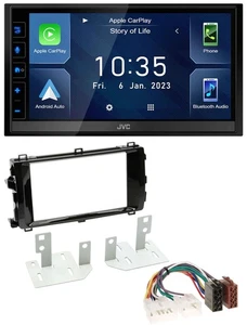 JVC DAB Bluetooth MP3 USB 2DIN Autoradio für Toyota Auris (ab 2013) - Bild 1 von 9