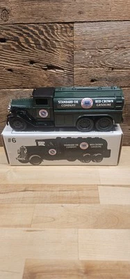 Ertl Standard Oil Red Crown Gasoline Bank With Key (030) - Image 1 of 4